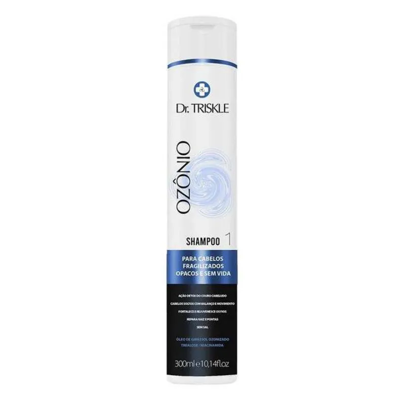SHAMPOO PARA CABELOS FRAGILIZADOS OZôNIO DR. TRISKLE 300ML