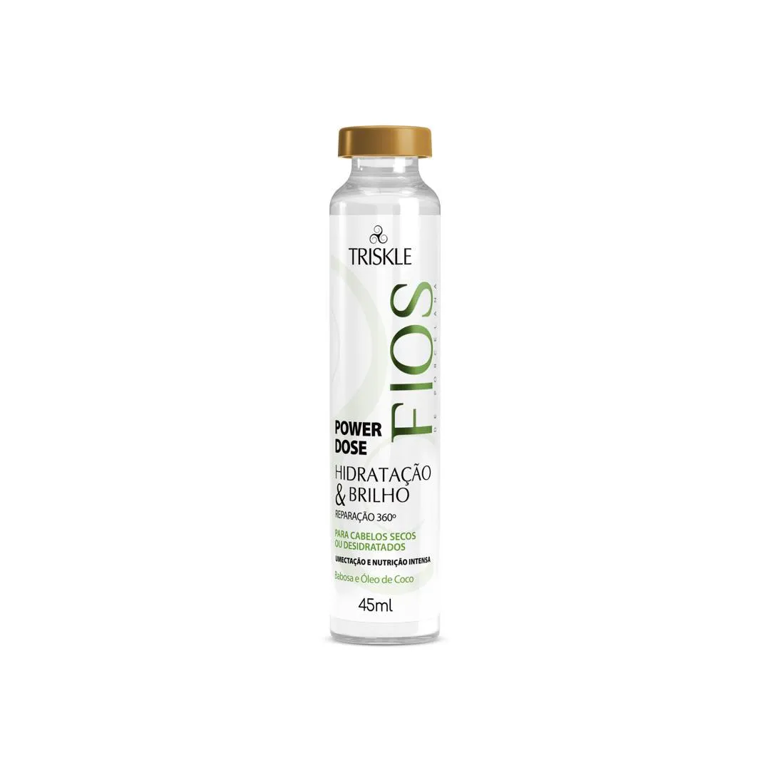 POWER DOSE HIDRATAçãO E BRILHO - TRISKLE 45ML