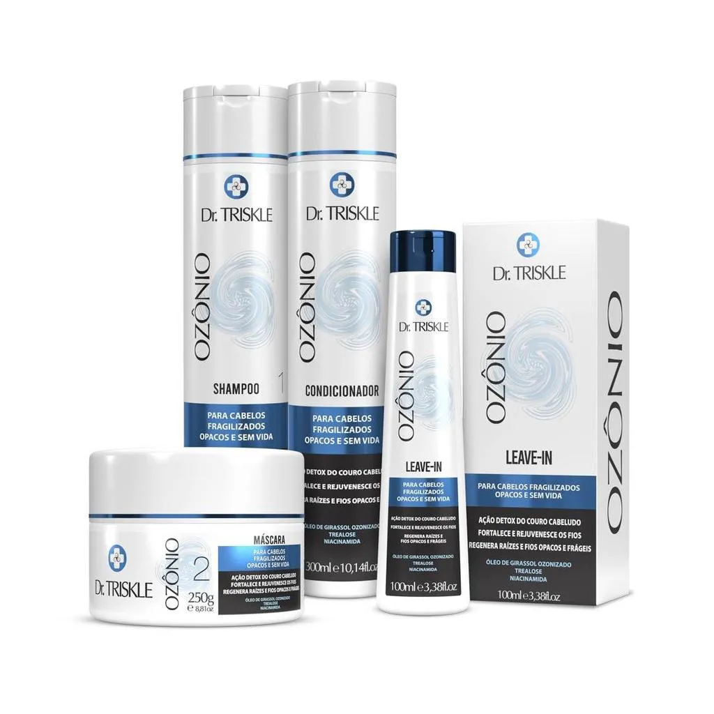 KIT PRODUTOS OZôNIO - DR. TRISKLE (4 PRODUTOS)