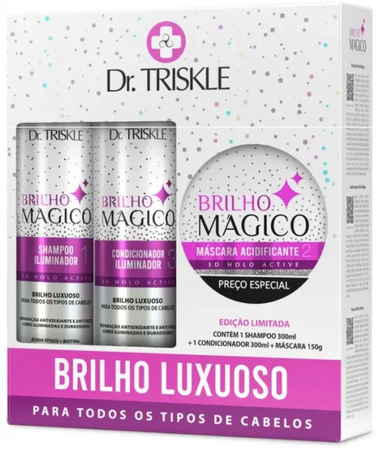 KIT ENCANTADO DR. TRISKLE BRILHO MáGICO 750ML
