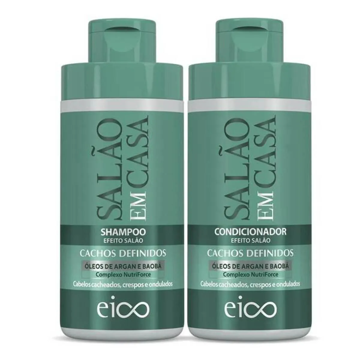 KIT EICO CACHOS DEFINIDOS SHAMPO E CONDICIONADOR 450/400ML