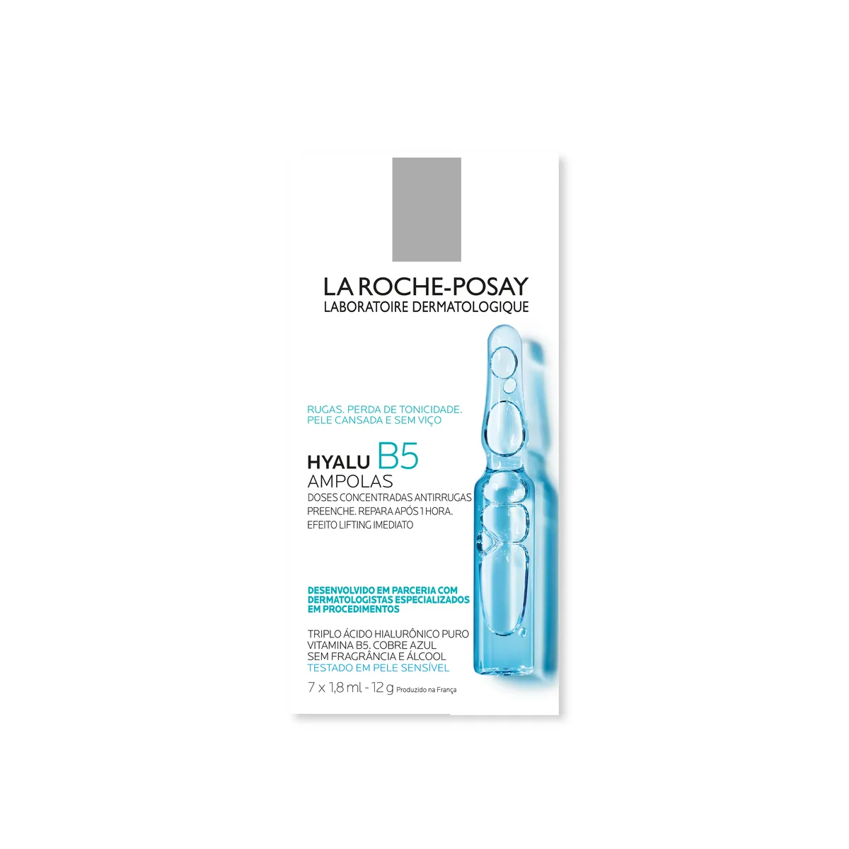 Ampola Antirruga Hyalu B5 com 7 unidades de 1,8ml cada
