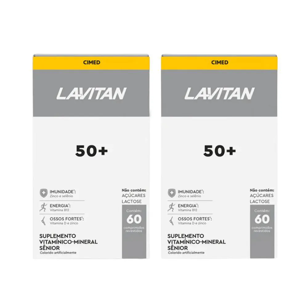KIT 2 LAVITAN SêNIOR VITALIDADE 50+ - 60 CPR - CIMED