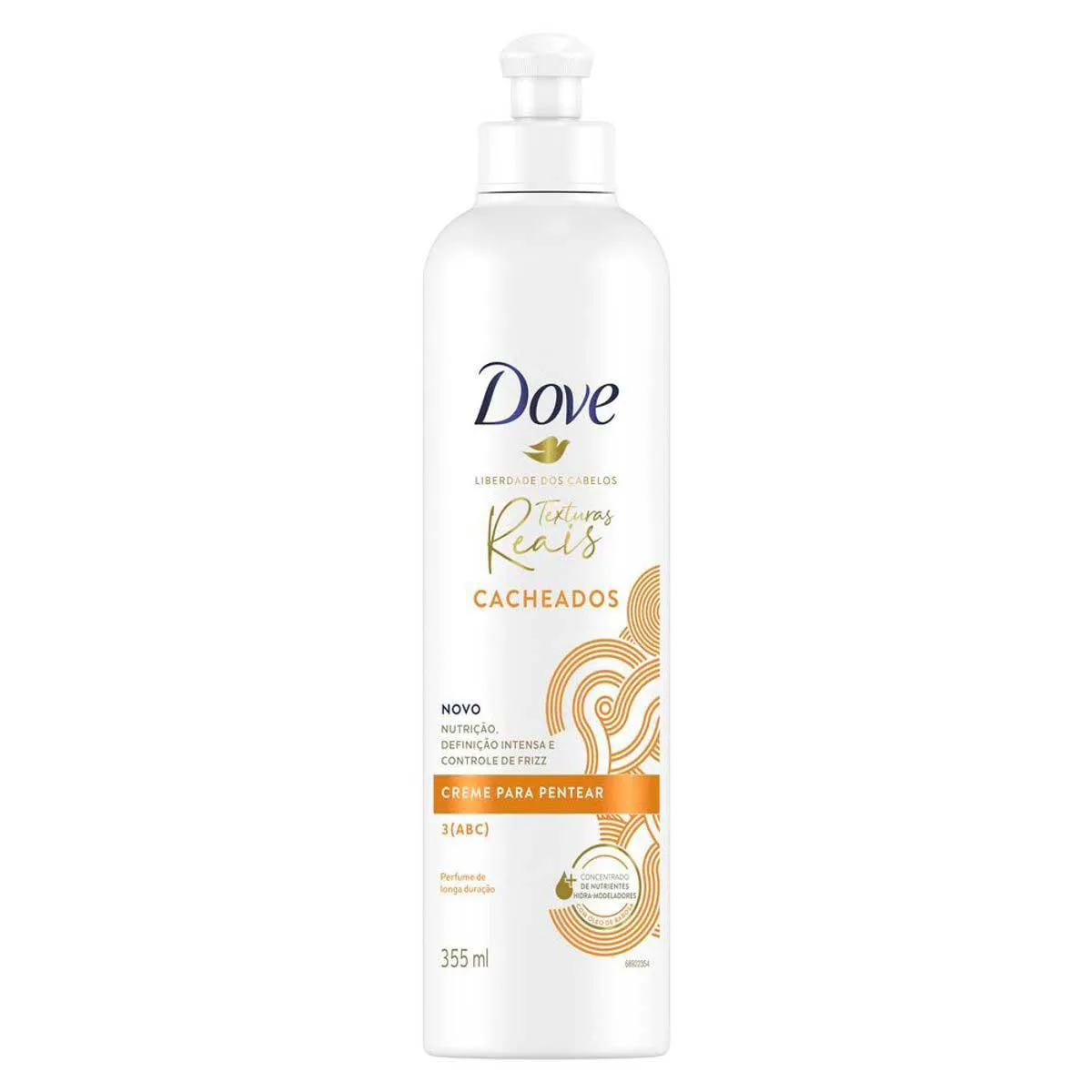 Creme para Pentear Cabelo Cacheado Dove Texturas Reais 355ml