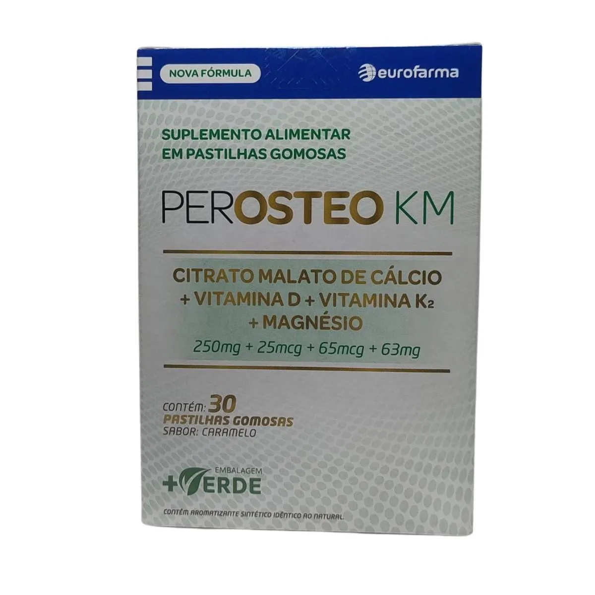 SUPLEMENTO VITAMíNICO PEROSTEO KM - 30 TABLETES MASTIGAVEIS