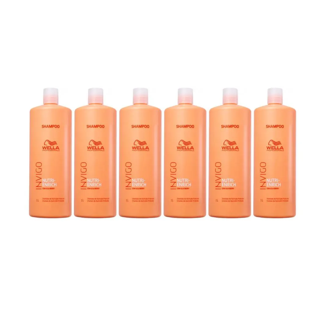 WELLA - NUTRI ENRICH - KIT SHAMPOO 1 L 6X
