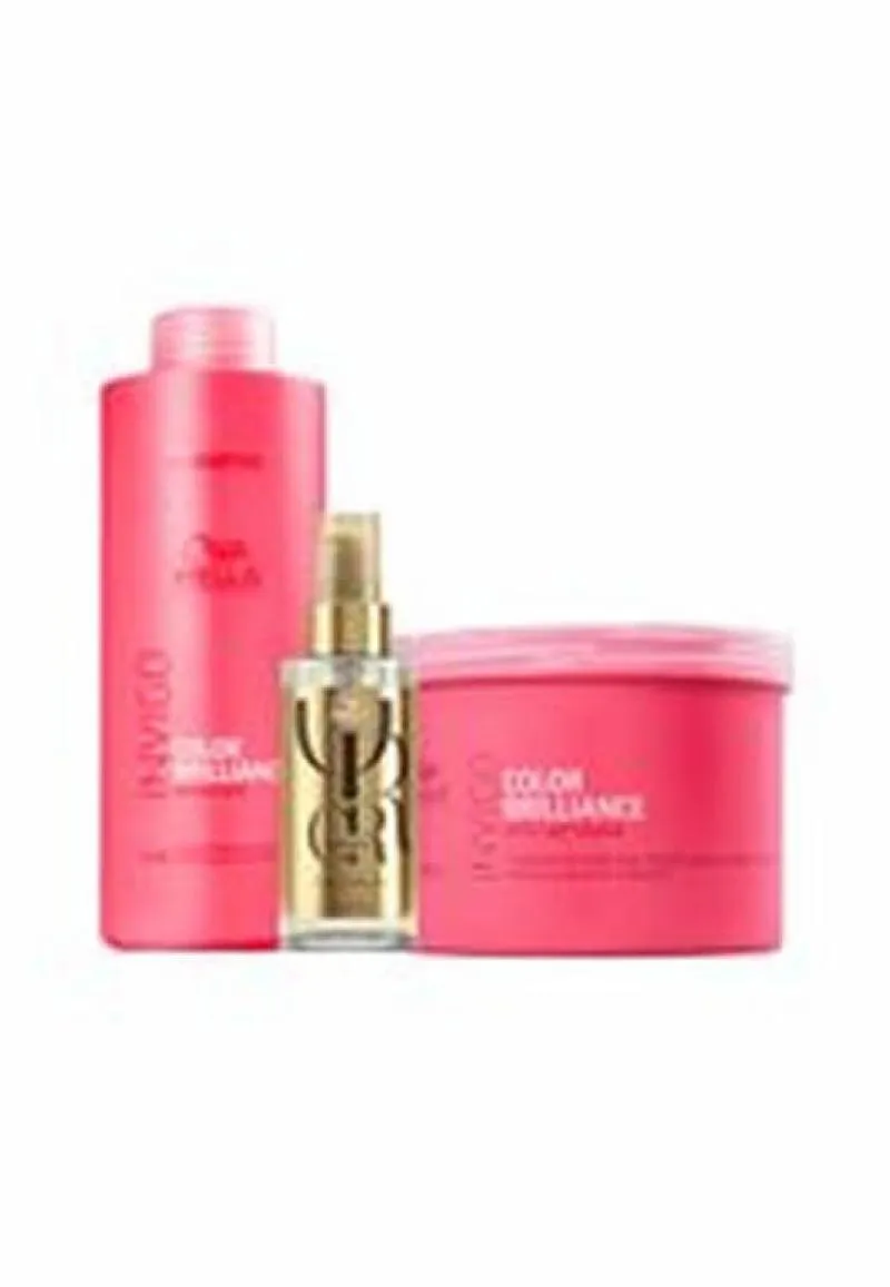 WELLA - COLOR BRILLIANCE - KIT SHAMPOO + MASCARA + OIL REFLECTIONS 100 ML