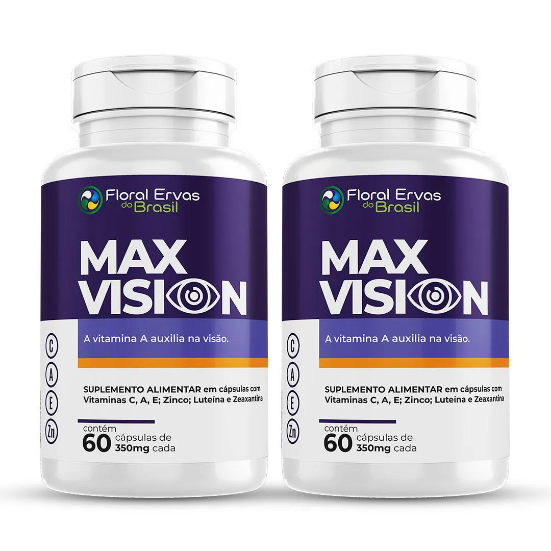 MAX VISION 2X 60 CáPS. LUTEíNA ZEAXANTINA VITAMINA A C E ZN