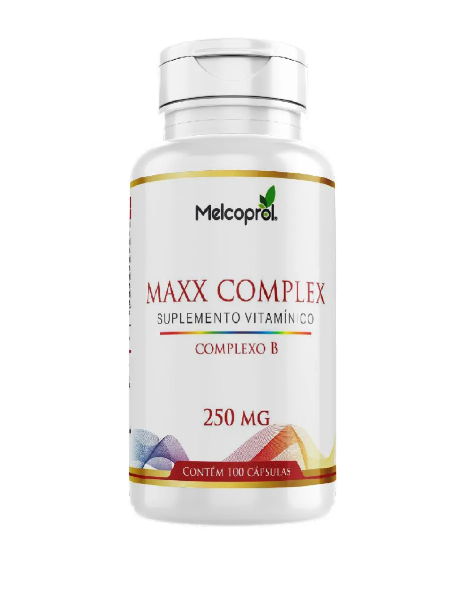 MAXX COMPLEX 100 CAPSULAS SOFTGEL VITAMINAS COMPLEXO B 350MG