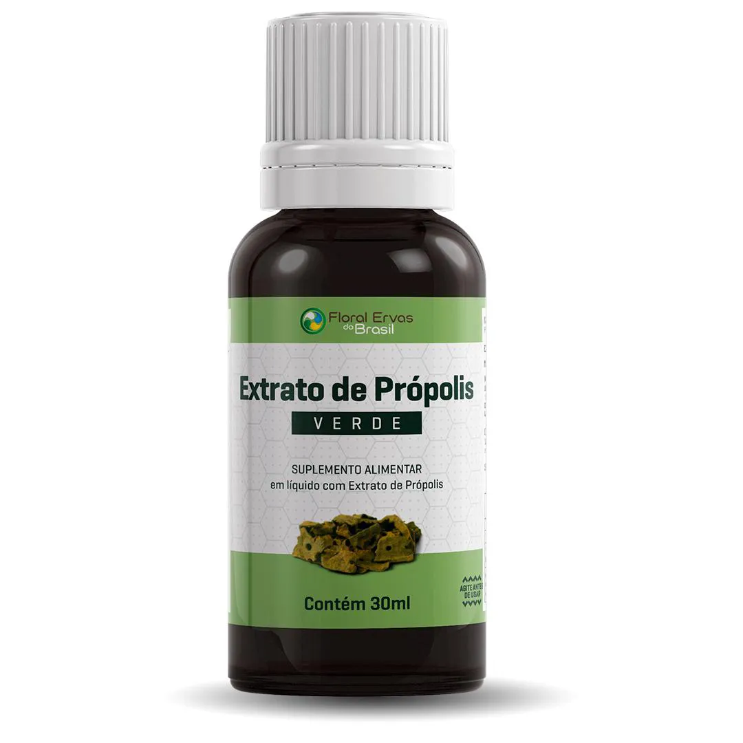 EXTRATO DE PRóPOLIS VERDE 30ML  COMPOSTOS FENóLICOS