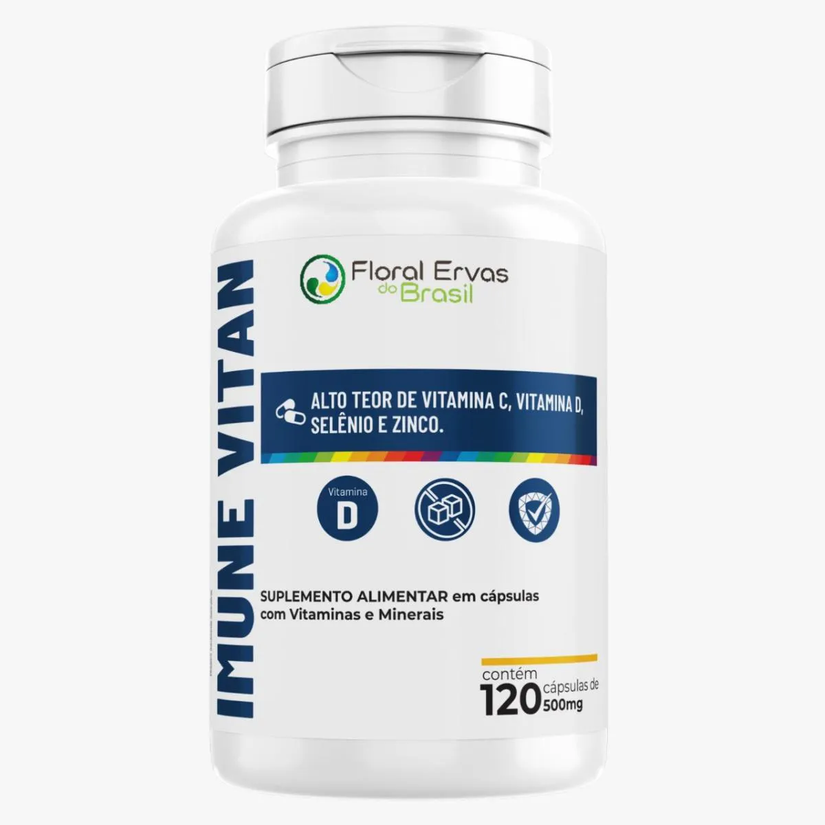 IMUNE VITAN 120 CáPS VITAMINAS MINERIAS IMUNIDADE 1/DIA