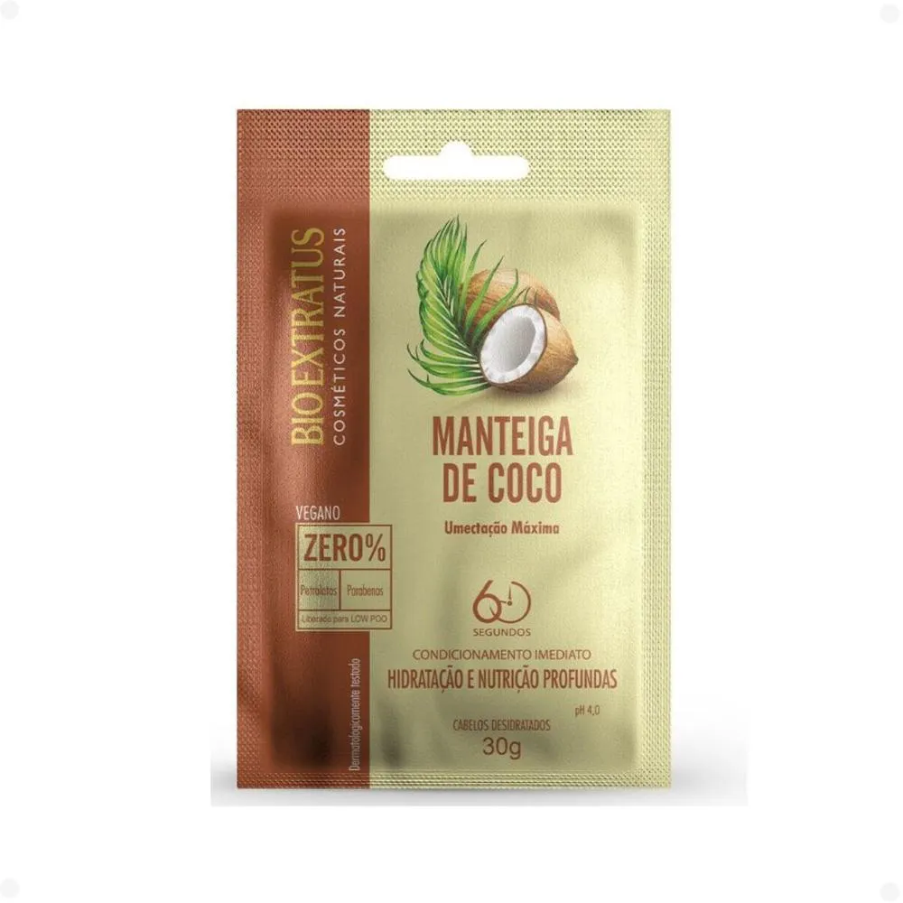 MANTEIGA DE COCO BIO EXTRATUS UMECTAçãO MáXIMA 30G