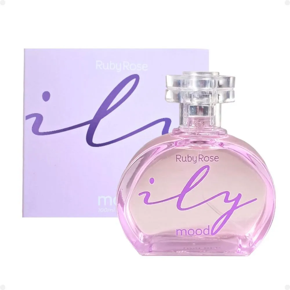 DESODORANTE COLôNIA RUBY ROSE MOOD ILY HB-P8002 100ML