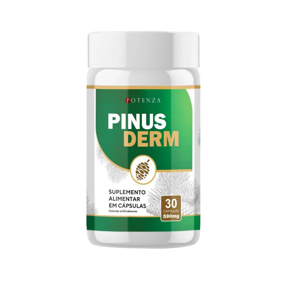 PINUS DERM EXTRATO DE PINUS PINASTER 590MG 30 CáPSULAS
