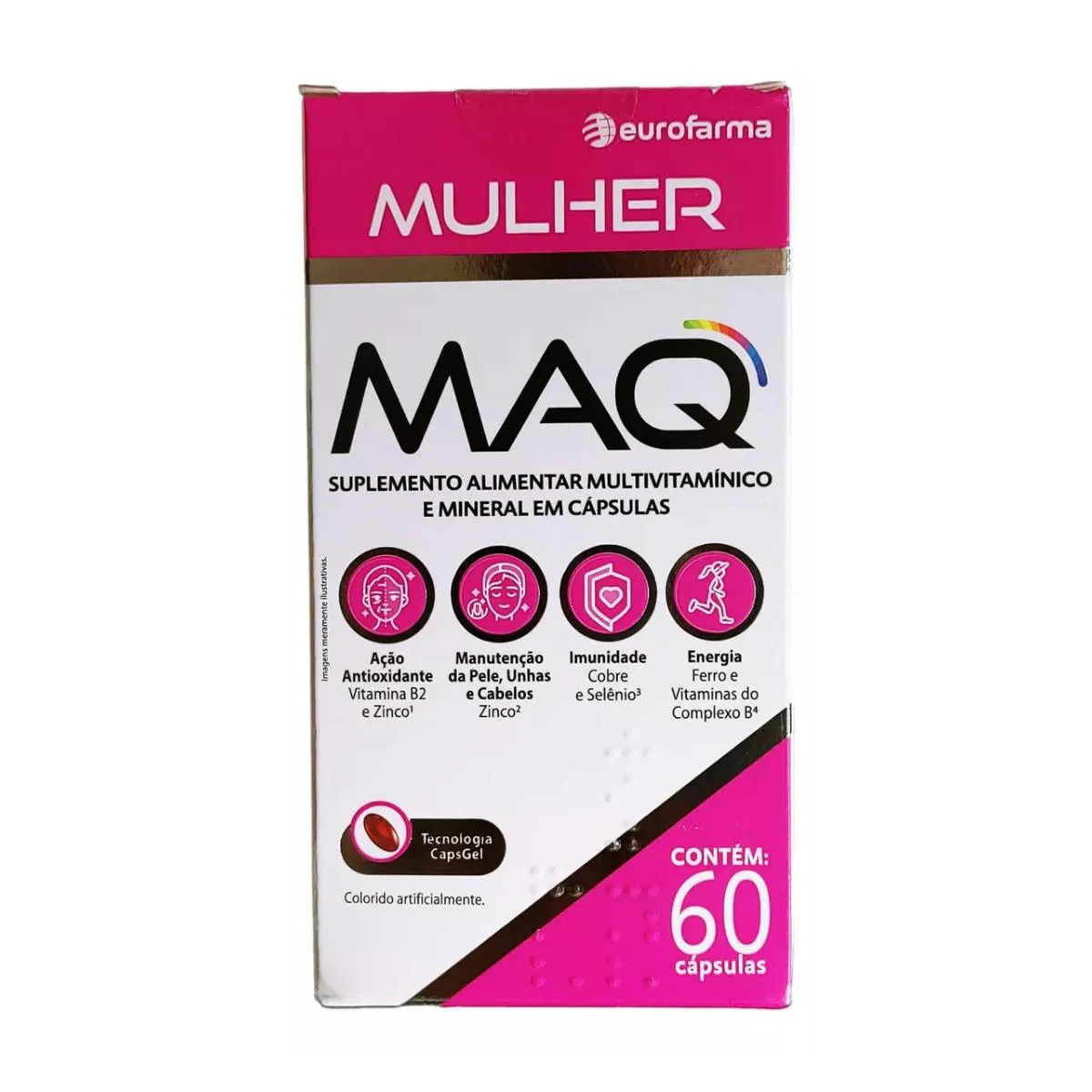 SUPLEMENTO ALIMENTAR MAQ MULHER - 60CPS