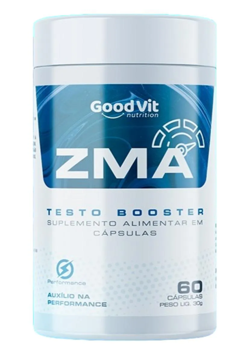 Z M A TESTO BOOSTER ZMA GOOD VIT 60 CáPSULAS
