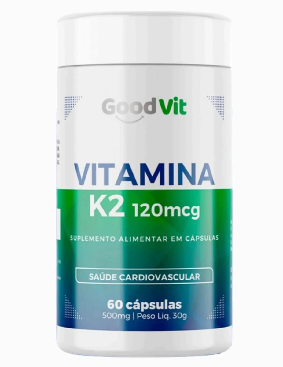 VITAMINA K2 60 CáPSULAS LABORATóRIO GOOD VIT