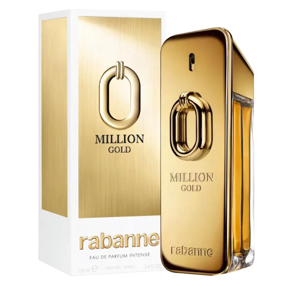 PERFUME MILLION GOLD INTENSE RABANNE EAU DE PARFUM MASCULINO 100ML Incolor
