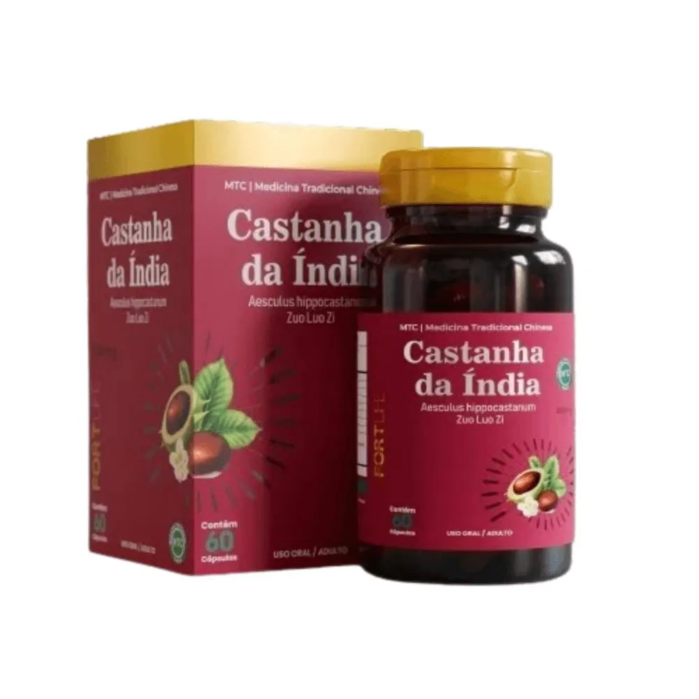 CASTANHA DA INDIA 500MG C/60 CáPSULAS - FORTLIFE