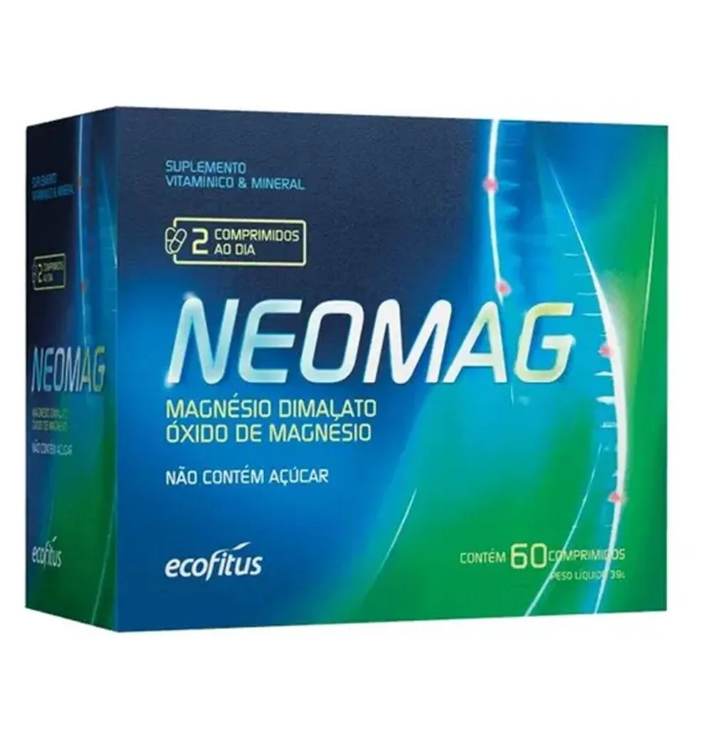 SUPLEMENTO ALIMENTAR NEOMAG 60 COMPRIMIDOS - ECOFITUS