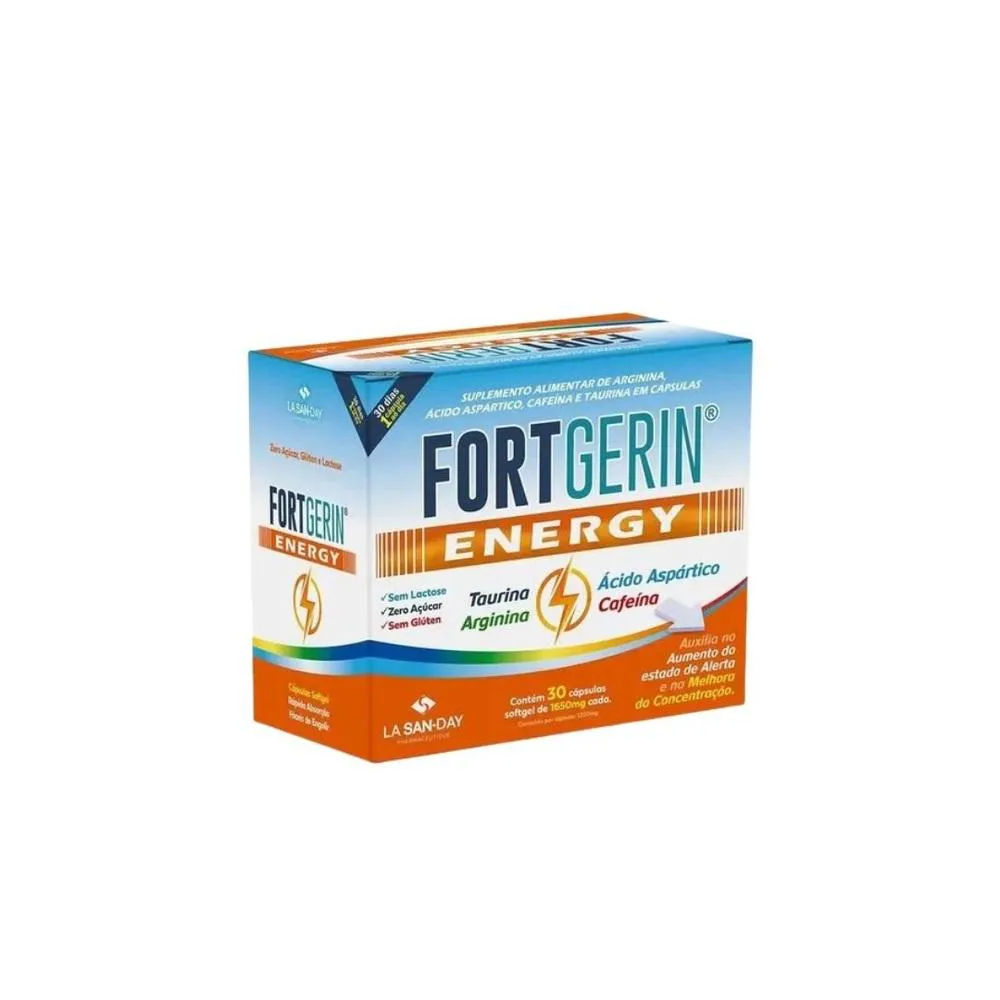 VITAMINA FORTGERIN ENERGY 30 CáPSULAS - LA SAN-DAY