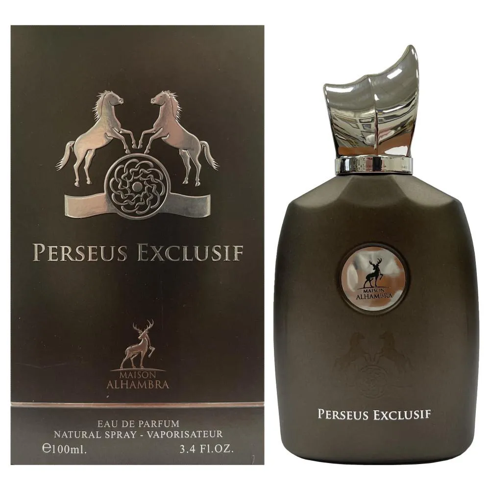 PERFUME ÁRABE MASCULINO PERSEUS EXCLUSIF EDP 100ML - MAISON ALHAMBRA