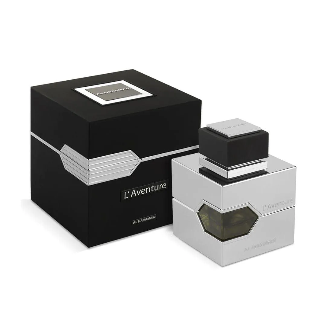 PERFUME ÁRABE MASCULINO L&#039AVENTURE EDP 100ML - AL HARAMAIN