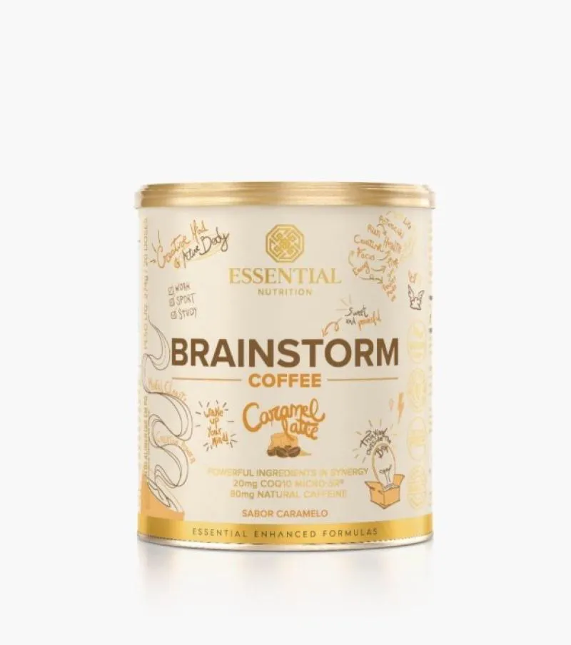 BRAINSTORM COFFEE CARAMEL LATTE ESSENTIAL NUTRITION 274G CARAMELO