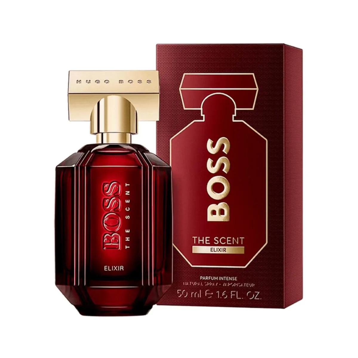 THE SCENT ELIXIR FOR HER HUGO BOSS PARFUM INTENSE PERFUME FEMININO 50ML