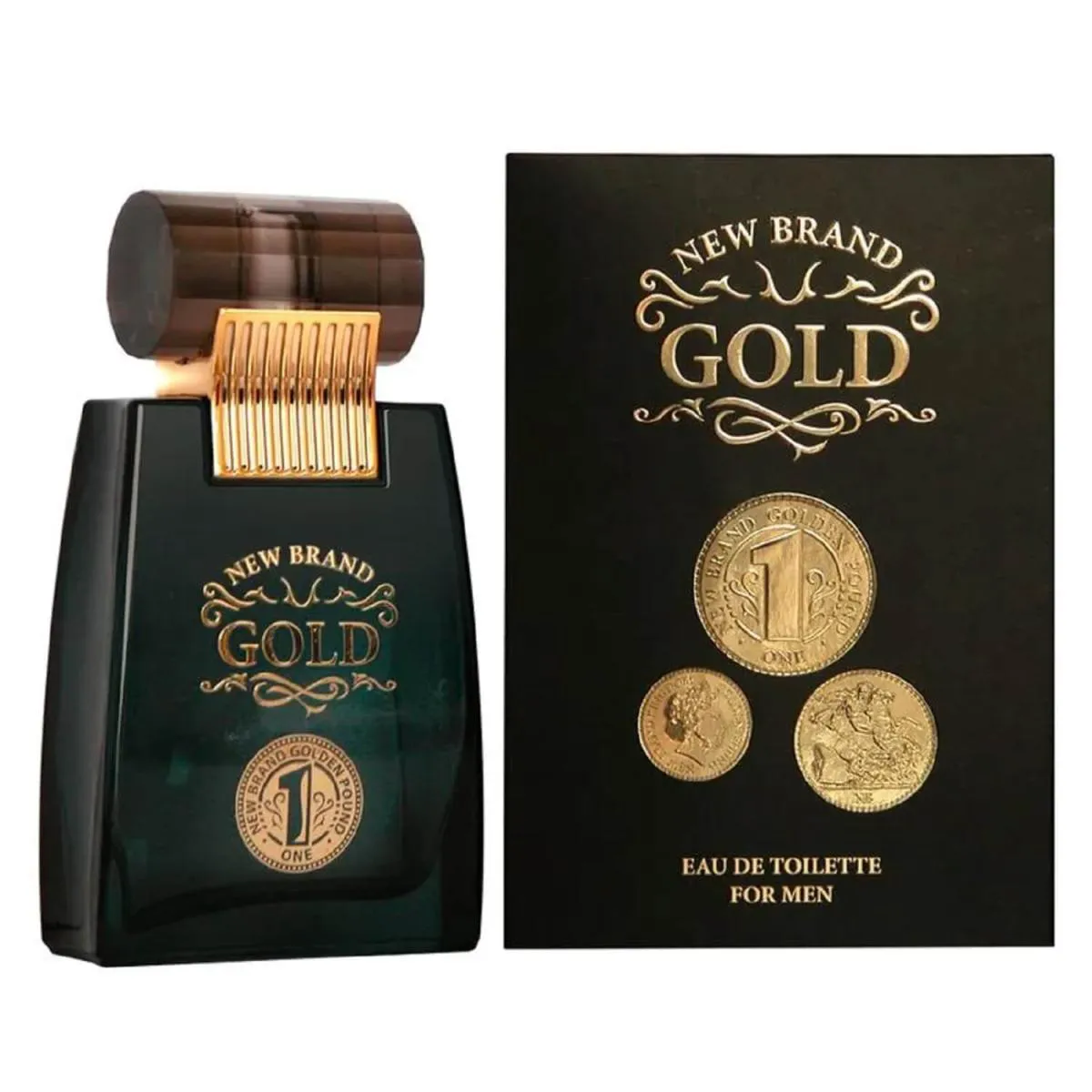 GOLD NEW BRAND EAU DE TOILETTE - PERFUME MASCULINO 100ML