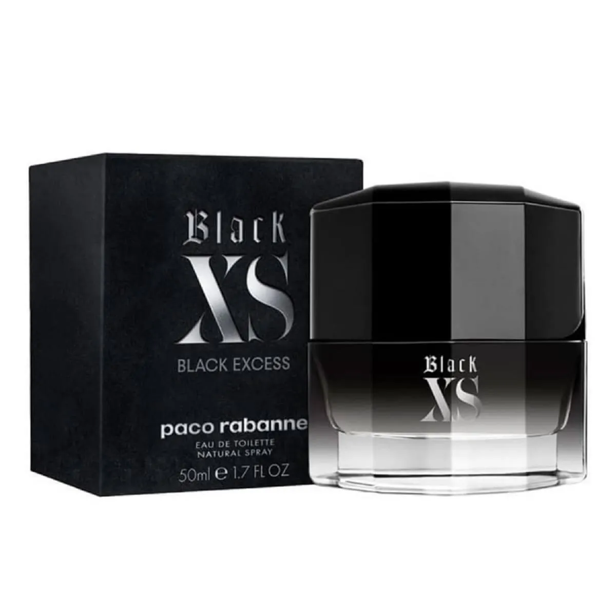 BLACK XS PACO RABANNE EAU DE TOILETTE PERFUME MASCULINO 50ML