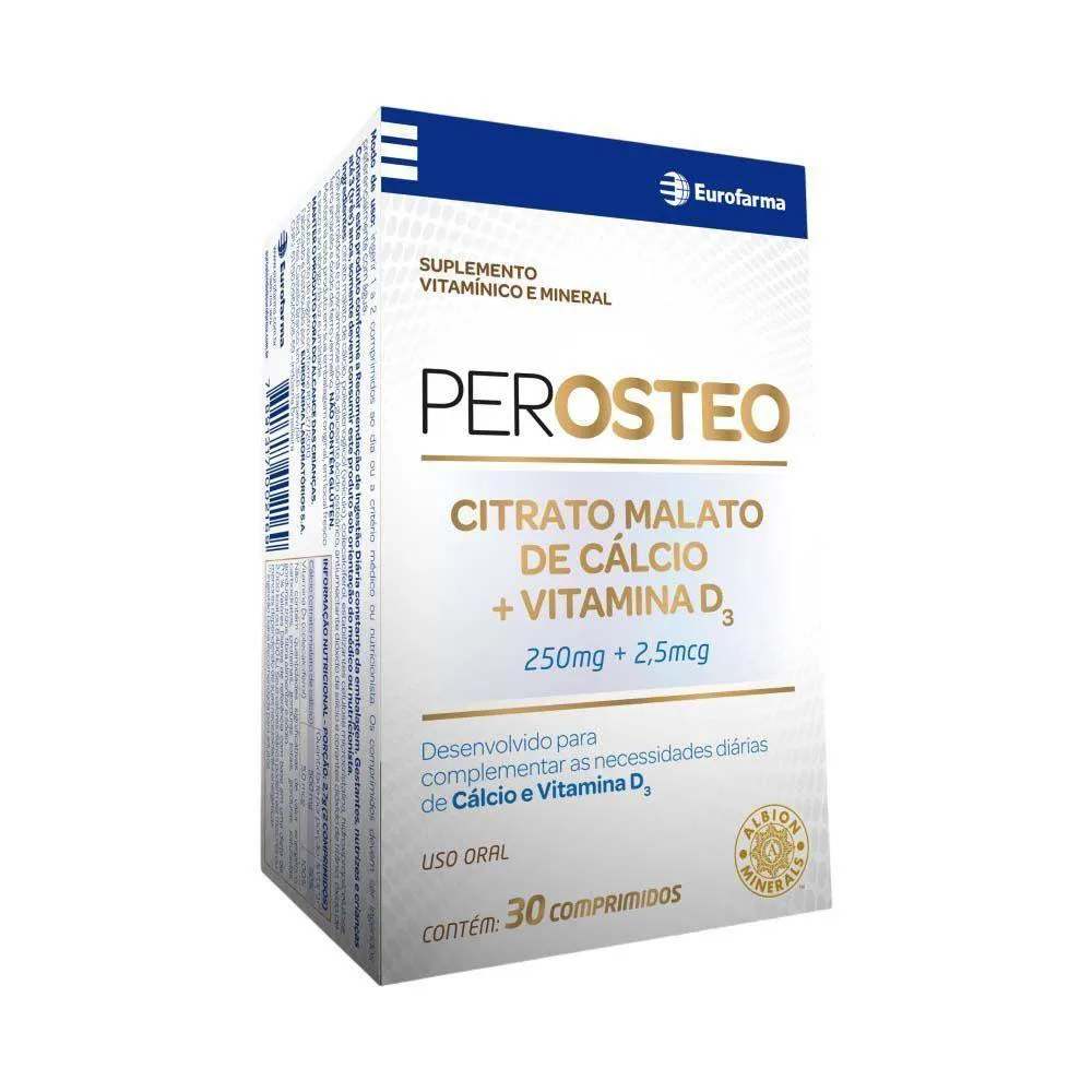 PEROSTEO 250MG EUROFARMA 30 COMPRIMIDOS
