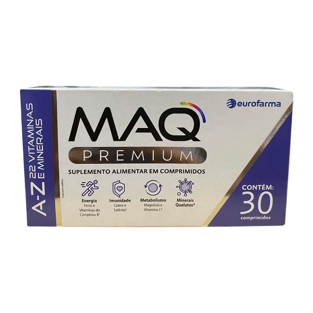MAQ PREMIUM EUROFARMA 30 COMPRIMIDOS
