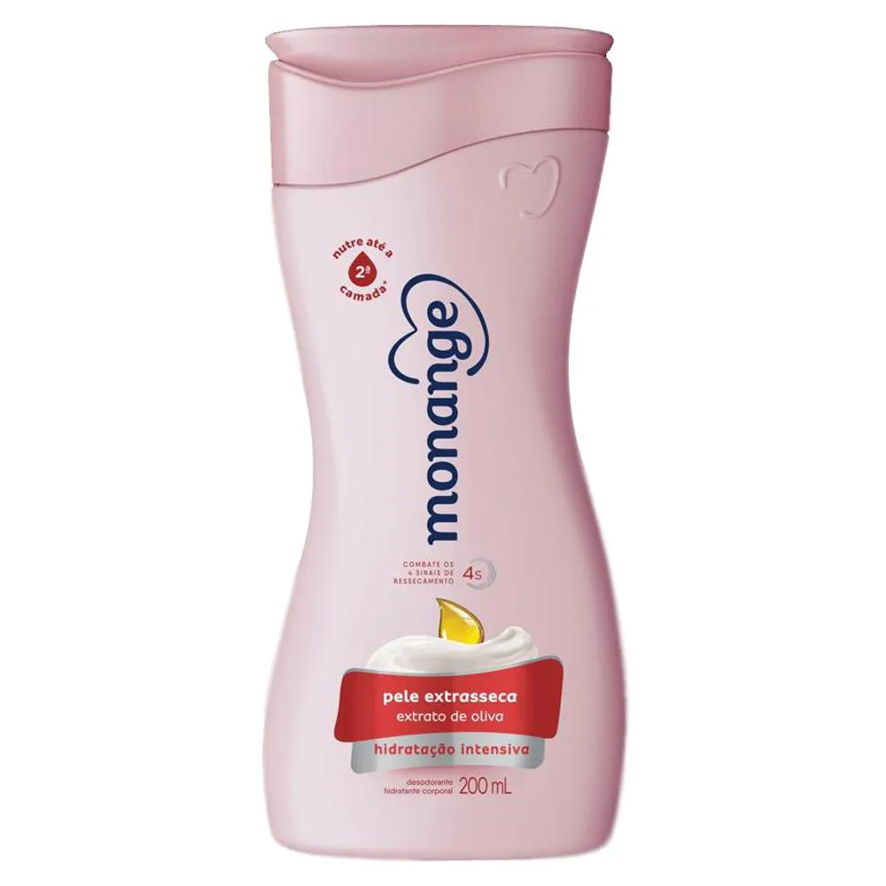 HIDRATANTE MONANGE EXTRASSECA EXTRATO DE OLIVA 200ML
