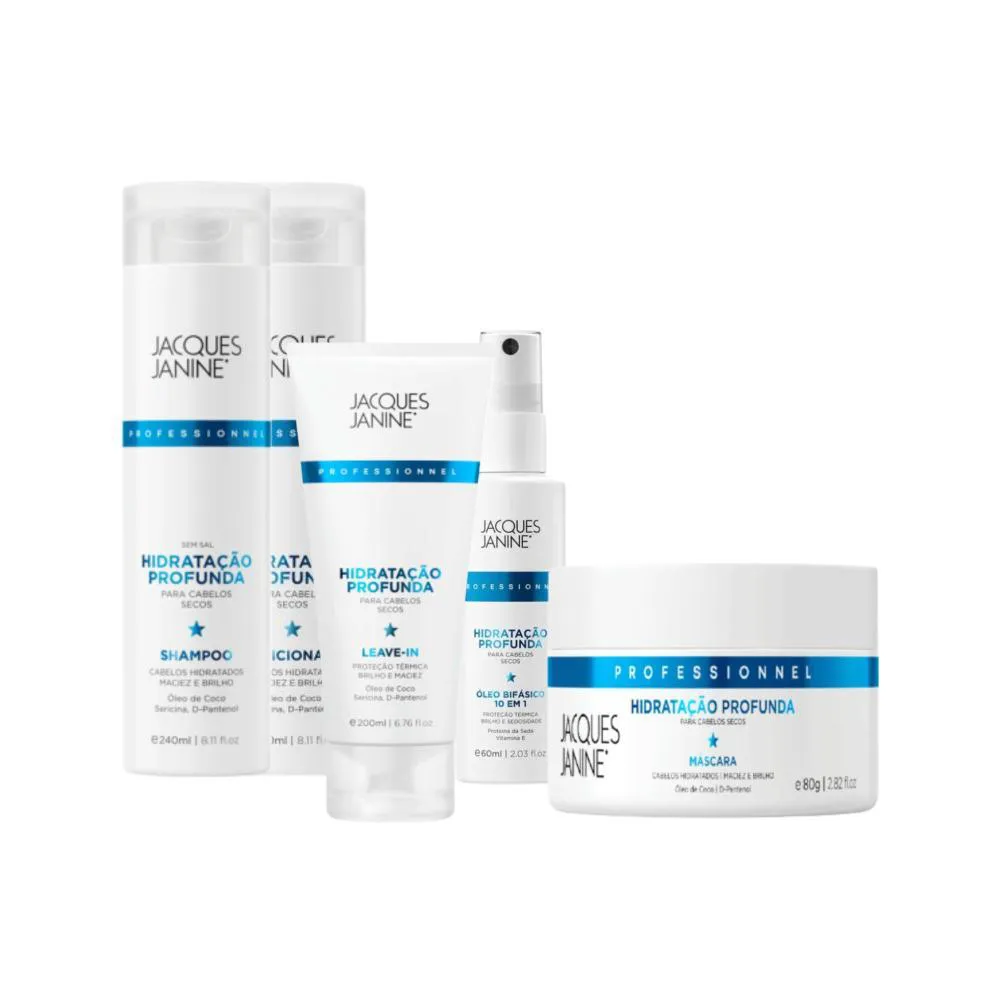 KIT JACQUES JANINE HIDRATAçãO PROFUNDA