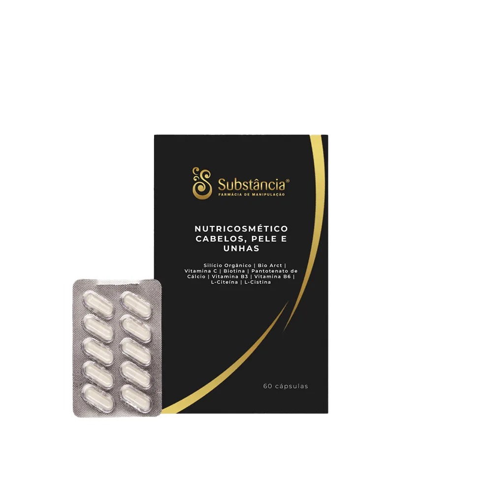 Nutricosmético Cabelos Pele e Unhas 60 Cápsulas