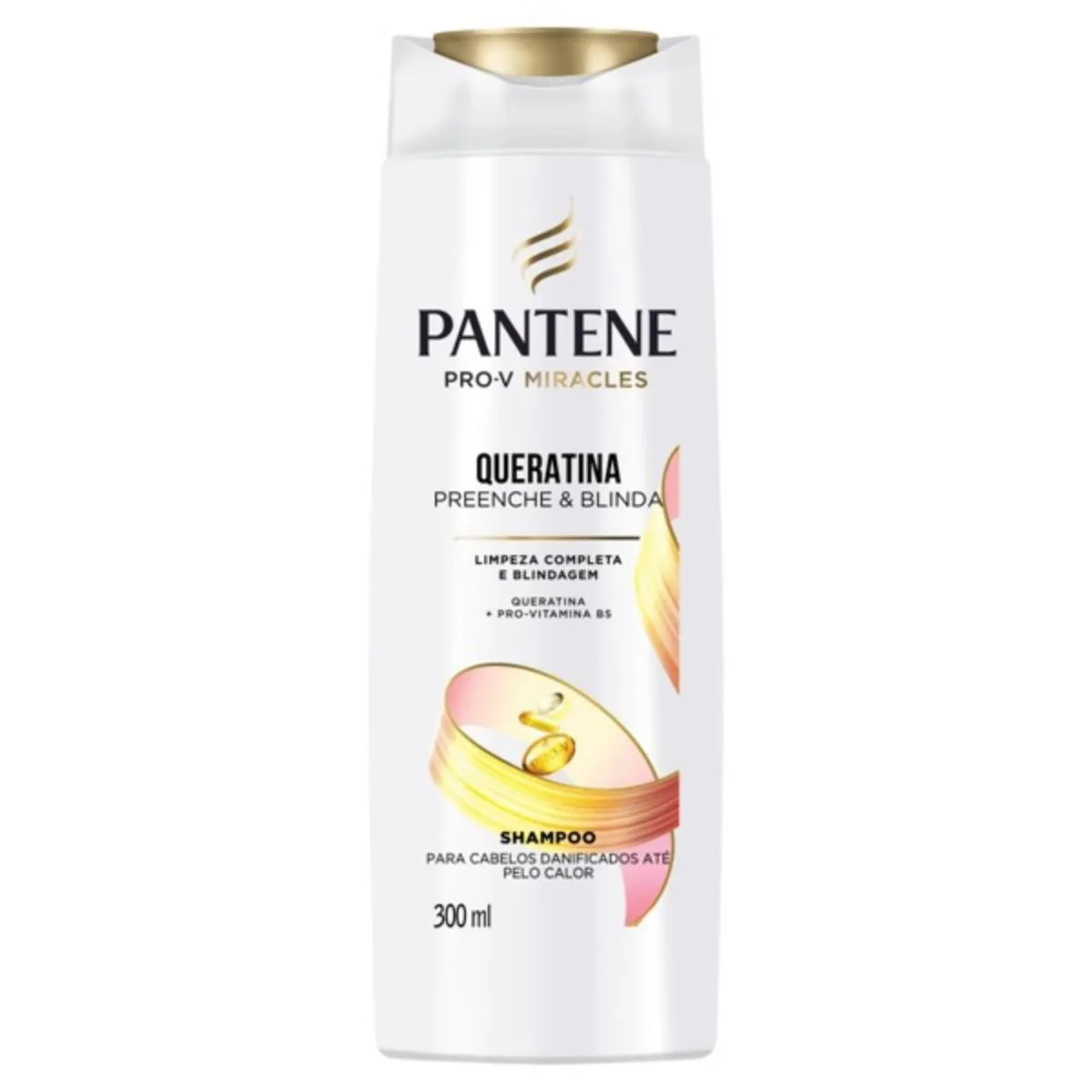 SHAMPOO PANTENE QUERATINA PREENCHE BLINDA 300ML