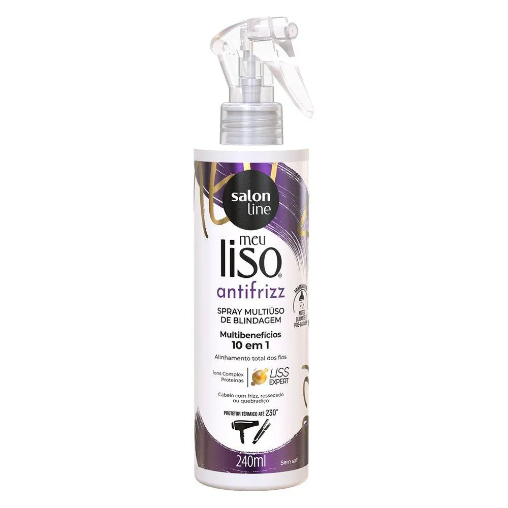 ÓLEO SPRAY SALON LINE MEU LISO ANTIFRIZZ 240ML