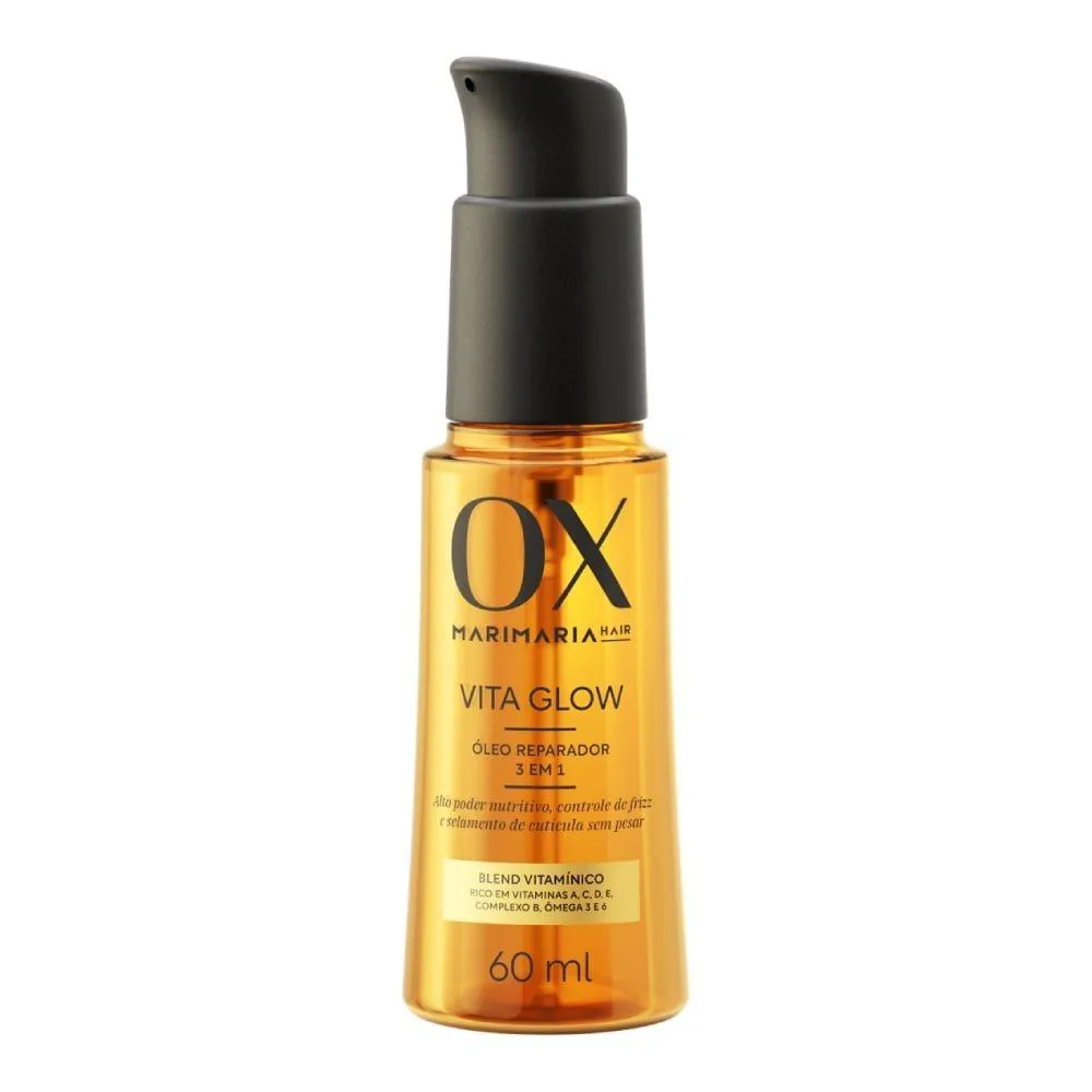 ÓLEO REPARADOR OX MARI MARIA VITA GLOW 3 EM 1 60ML
