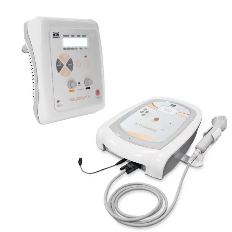 KIT IBRAMED III - NEURODYN III APARELHO DE TENS E FES + SONOPULSE III ULTRASSOM DE 1 E 3 MHZ
