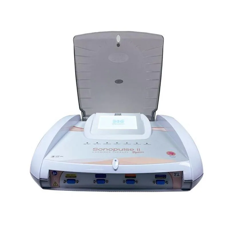 SONOPULSE II SYSTEM IBRAMED - APARELHO DE ULTRASSOM 1 E 3 MHZ COM 03 APLICADORES  E MULTICORRENTES