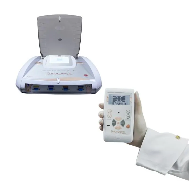KIT IBRAMED SYSTEM - NEURODYN PORTABLE SYSTEM COM 05 CORRENTES + SONOPULSE II SYSTEM ULTRASSOM + CORRENTES ELéTRICAS