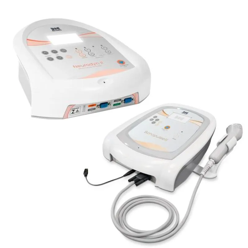 KIT IBRAMED I - NEURODYN II APARELHO DE TENS, FES E RUSSA + SONOPULSE III ULTRASSOM DE 1 E 3 MHZ
