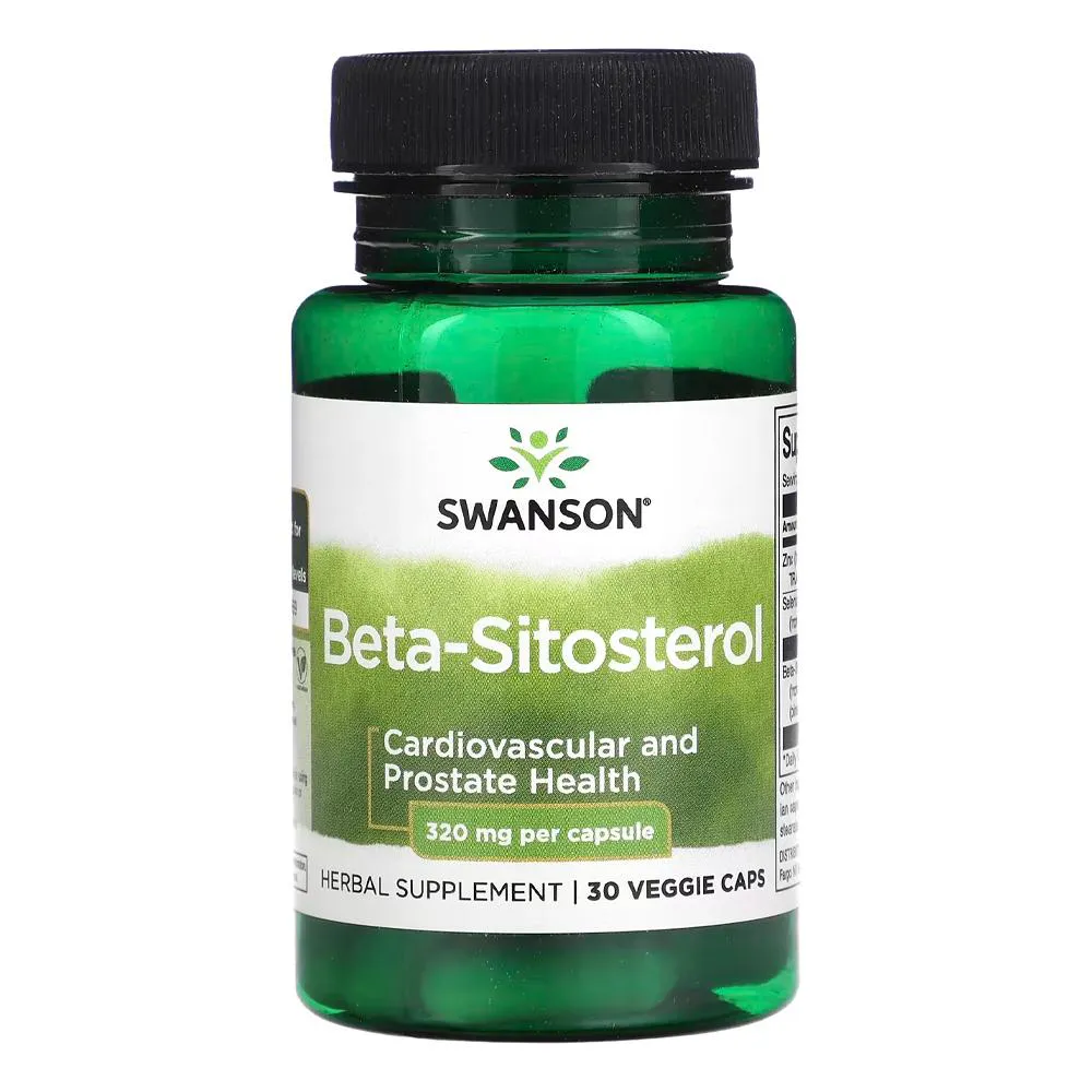 BETA-SITOSTEROL 320MG SWANSON 30 CAPSULAS IMPORTADO