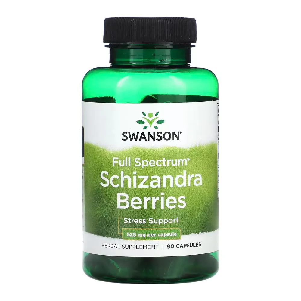 BAGAS DE SCHIZANDRA 525MG SWANSON 90 CAPSULAS IMPORTADO