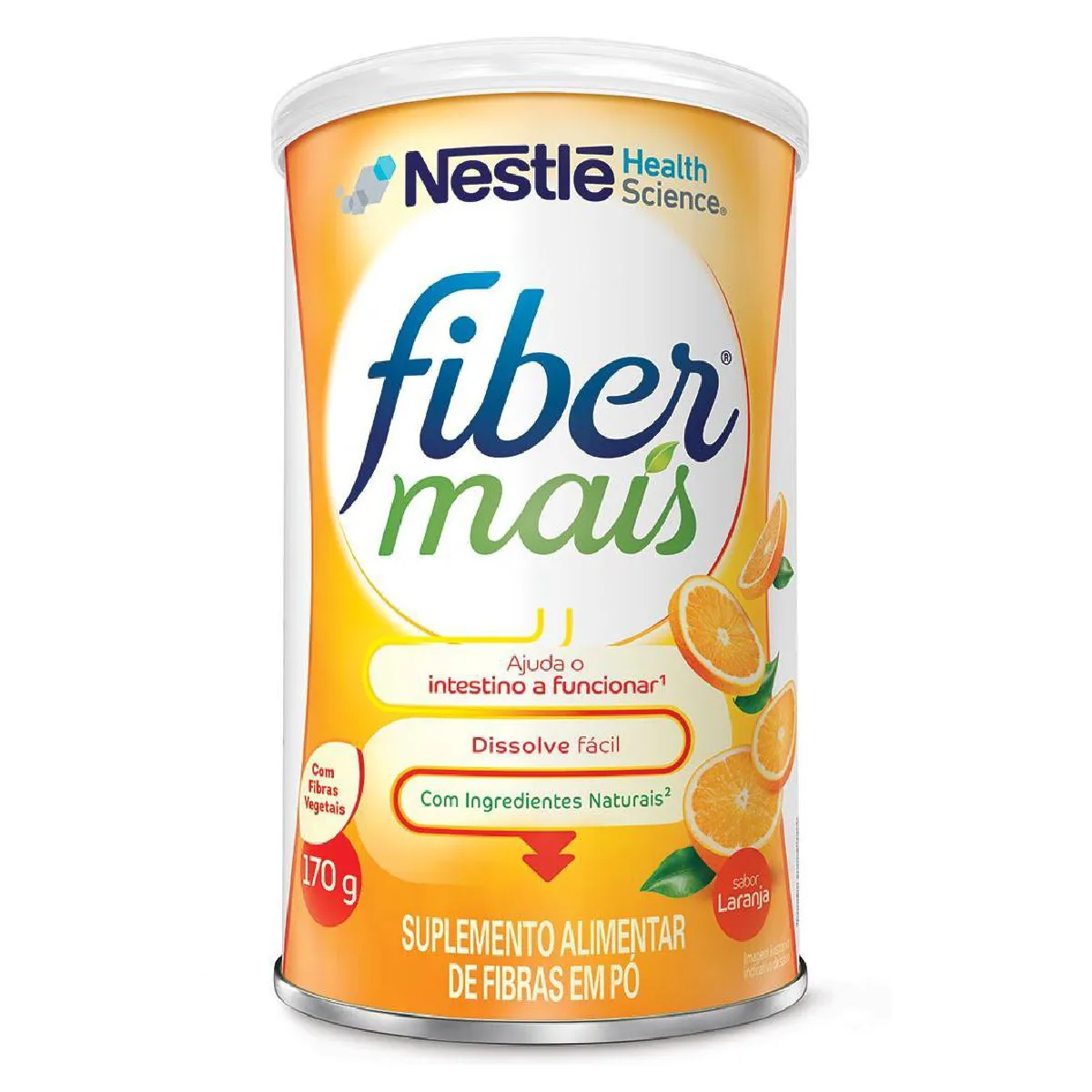 Regulador Intestinal FiberMais Sabor Laranja 170g