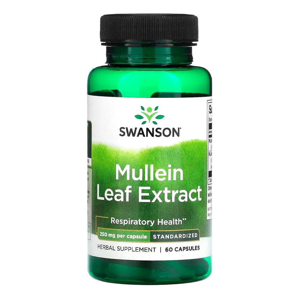 EXTRATO FOLHA MULLIEN 250MG SWANSON 60 CAPS IMPORTADO