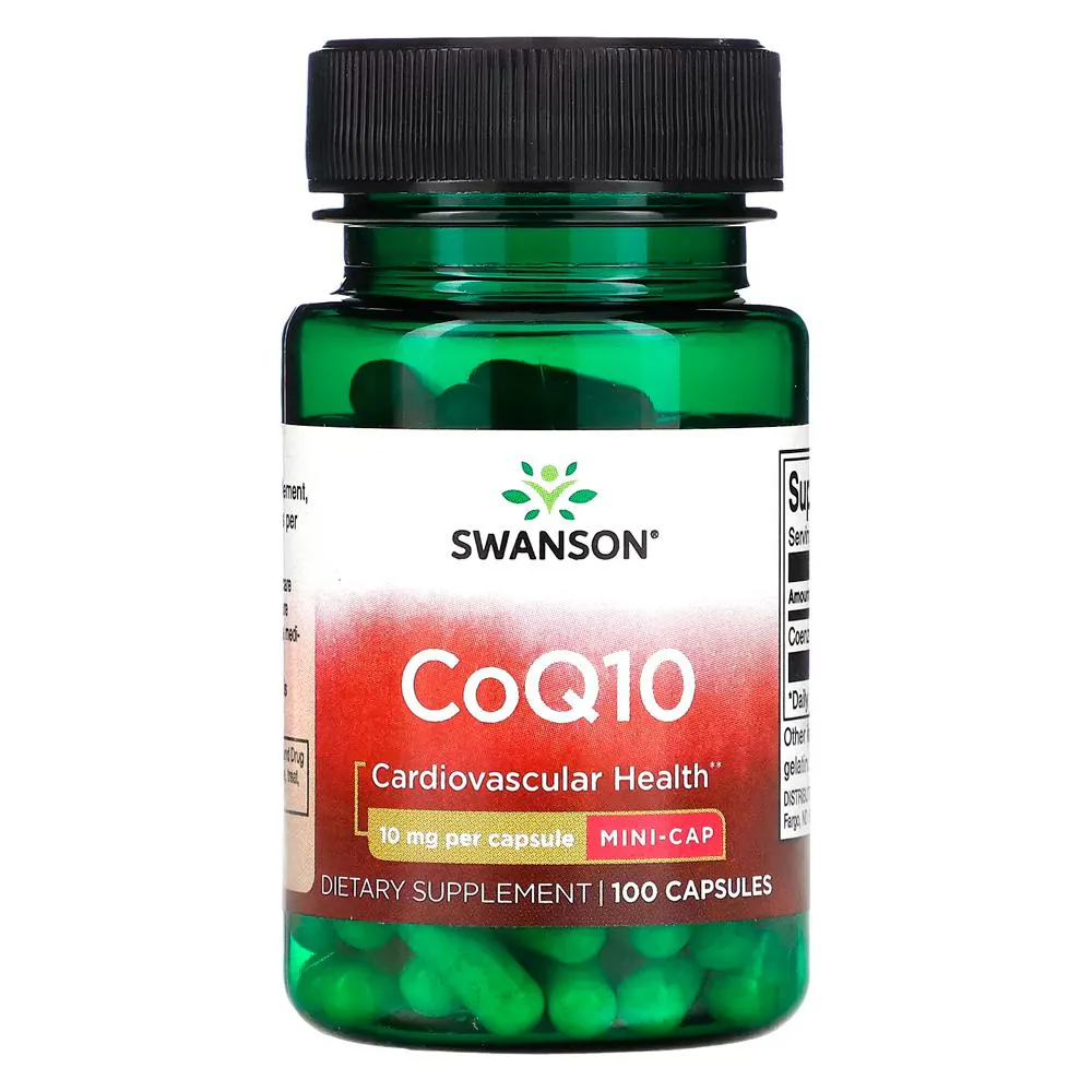 COENZIMA COQ10 10MG SWANSON 100 CáPSULAS IMPORTADO