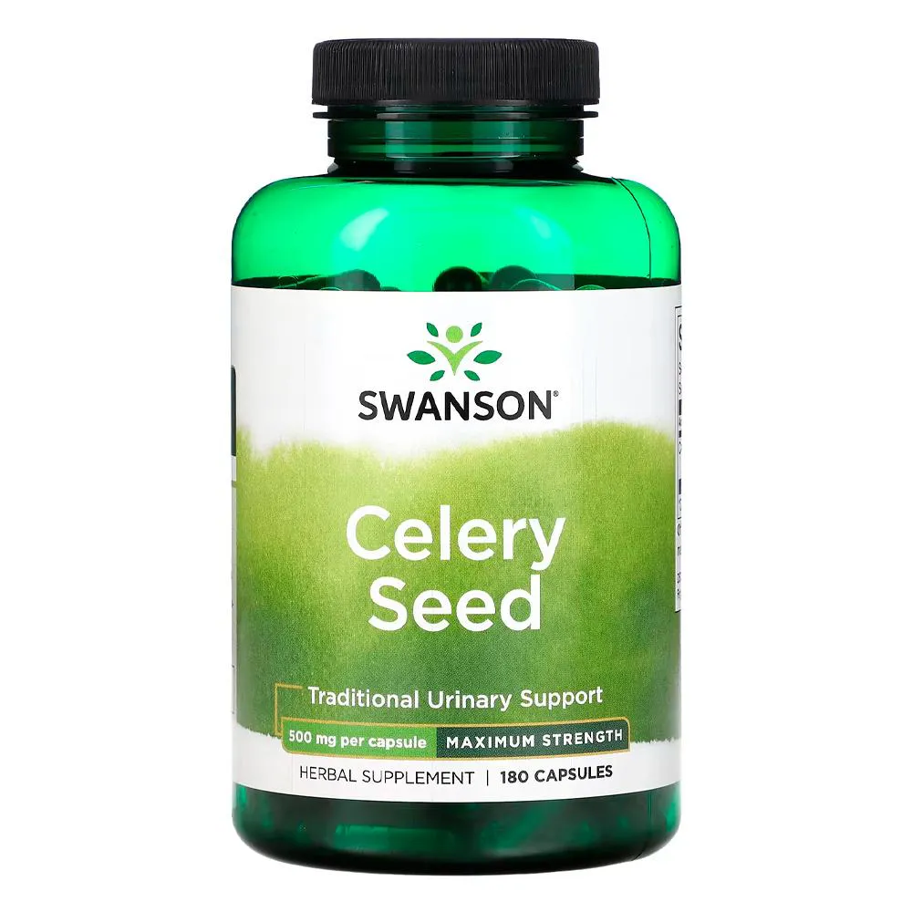 SEMENTE DE AIPO 500MG SWANSON 180 CAPSULAS IMPORTADO