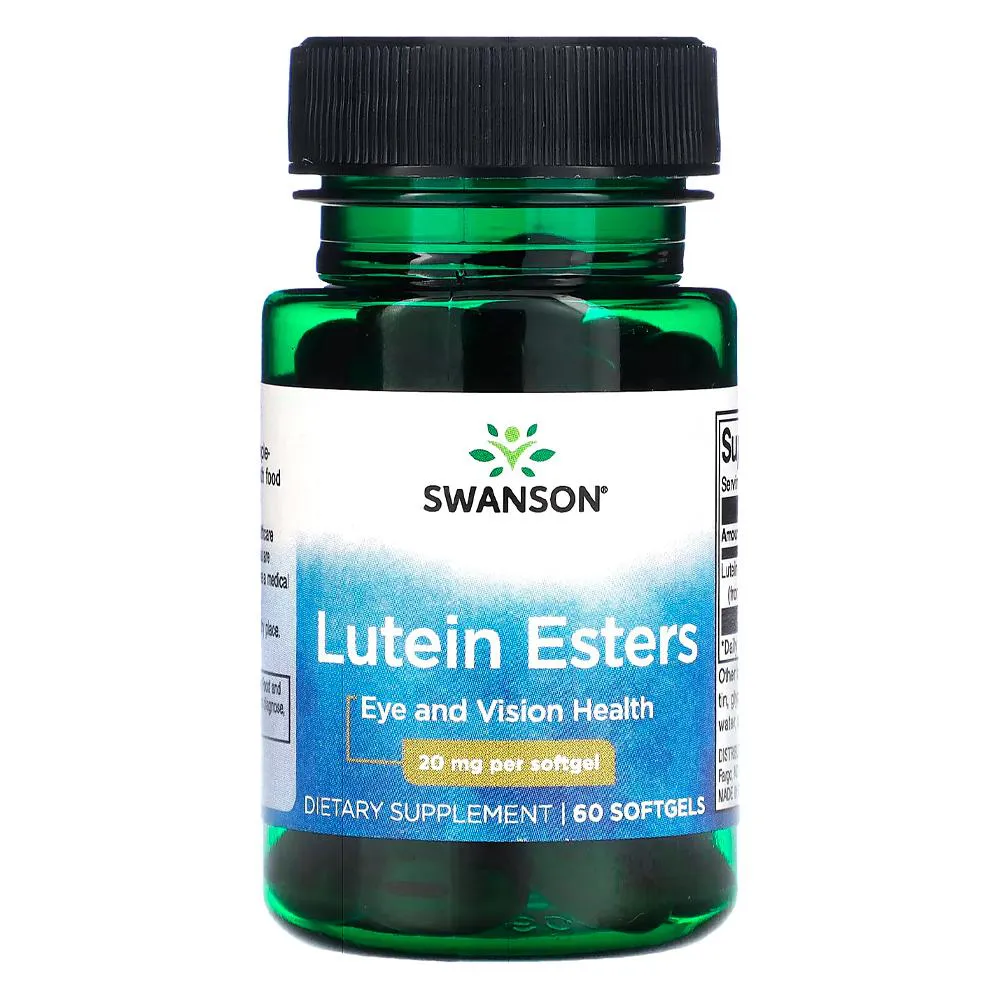 LUTEíNA ESTERS 20MG SWANSON 60 SOFTGELS IMPORTADO